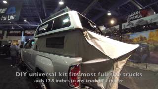 camp in your truck bed  topper ez lift [upl. by Pulchi956]