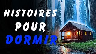 Histoires Vraiment Effrayantes Pour Dormir  Sons de Pluie  Écran Noir  Vol40 [upl. by Anneirda]