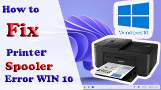 How to Fix Print Spooler Service Error Windows 10 amp 11 [upl. by Galitea652]