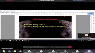 AutoDesk Robot Structural  4GC CENTRE  Prof Benzennou 08062020 PROJET [upl. by Sandler]