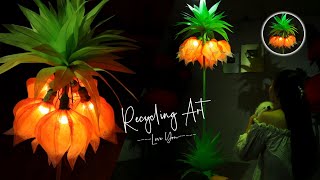 Diy Giant Flower Lamp Night 2023  Giant Fritillaria Imperialis Flower [upl. by Eicam]