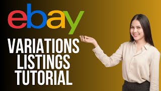 How to Create Variations Listings on eBay  Ebay Variations Listings Tutorial [upl. by Batha]