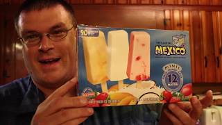 Taste Test Helados Mexico Ice Cream Bars Mango [upl. by Noiztneb]