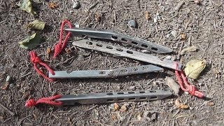 Vargo Titanium tent pegs  spikes discussion [upl. by Coray]