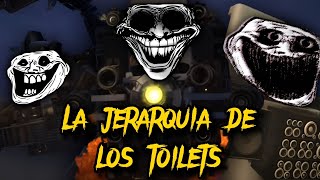 La jerarquia de los Skibidi Toilets  Teoría  Skibidi Toilet [upl. by Nadabas]