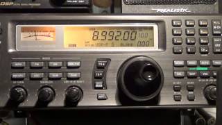 US Air Force global command message on 8992 Khz USB Shortwave [upl. by Davita]