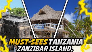 Top 10 Must See Attractions in Zanzibar Island Tanzania [upl. by Itoc]