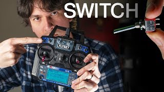 Cambio de switches o suiches Flysky o cualquier radiocontrol [upl. by Ahsiram]