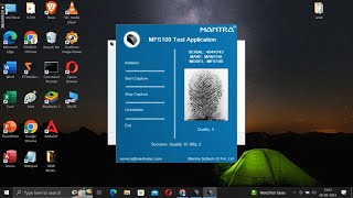 How to download Mantra MFS100 Driver in Windows 10 [upl. by Eilata]