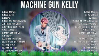 Machine Gun Kelly 2024 MIX Favorite Songs  Bad Things Rap Devil Home Roll The Windows Up [upl. by Sassan]