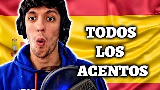 Argentino reacciona a TODOS LOS ACENTOS DE ESPAÑA por primera vez [upl. by Ttirb452]