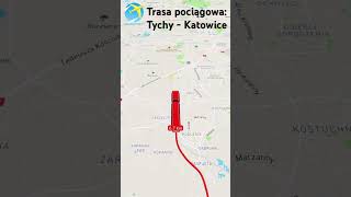 Trasa pociągowa Tychy  Katowice [upl. by Ecart41]