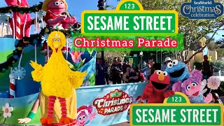 Sesame Street Christmas Parade  SeaWorld Orlando 2023 [upl. by Adekan479]