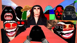 Angry Muncy FamilyBanana Cat Family Rosamino Family and Obunga Nextbot Family Gmod [upl. by Mihsah]