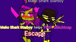 Mako Shark Kell helps FNIA Glitchtrap Escape [upl. by Oniuqa]