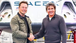 Elon Musk Rivela La Follia Della Partnership Di SpaceX E Tom Cruise Per Un Film Nello Spazio [upl. by Gavini]