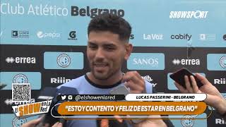 Lucas Passerini Jugador de Belgrano [upl. by Ardiekal]