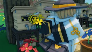 Beekeepers Bees Roblox Bedwars Animation [upl. by Oremor]