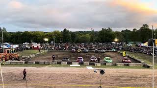 Renfrew fair demolition derby heat 1 of 4 cylinder class 2024 [upl. by Guinn969]