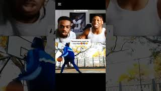 🤣🏀 dayinthelifeofacollegestuden basketball viralvideo nba shorts ksi reacts to thick of it [upl. by Ralip]