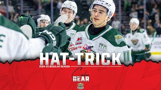 WHL HatTricks – Carter Bear [upl. by Aimo]