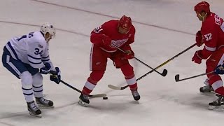 Gotta See It Matthews sneakily steals puck from under Ouellet to score [upl. by Cheri]