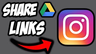 How To Share Google Drive Link on Instagram 📸 Share Google Drive Link Instagram  2020 [upl. by Esilehs]