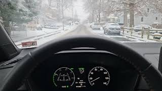 2023 Hybrid CRV AWD Snow Mode Demonstration [upl. by Anorahs]