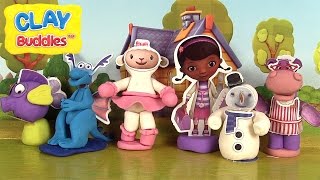 Doc McStuffins Clay Buddies Docteur la Peluche en pâte à modeler [upl. by Baelbeer]