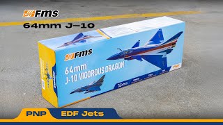 Unboxing the FMS EDF Jet 64mm J10 – The Ultimate RC Fighter Jet Experience✈️ [upl. by Woolley]