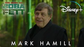 Star Wars The Book of Boba Fett Mark Hamill Behind the Scenes  Disney [upl. by Elise]