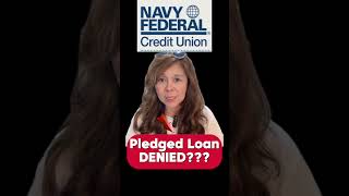 shorts DENIED Navy Federal Pledged Loan Denied nfcu credit creditcards money bank loans [upl. by Naiva]