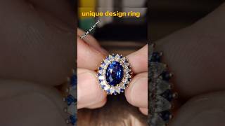 Unique design diamond ring jewellery trending handmade viralshort views [upl. by Ahsinnod]