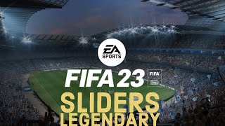 I FIXED FIFA 23  Best Sliders For Career Mode Experience  LEGENDARY [upl. by Ollayos]