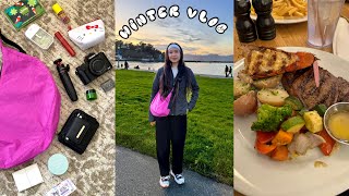 San Francisco Vlog 🇺🇸 Winter Vlog Buying a Baggu bag Dinner at Pier 39  Isabel CeWe [upl. by Megan]