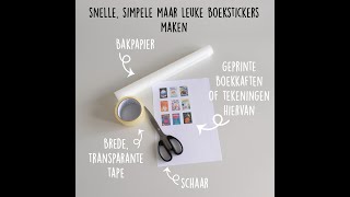 Kinderboekenweek 2024 Lekker eigenwijs zelf boekstickers maken SD 480p [upl. by Weidner]