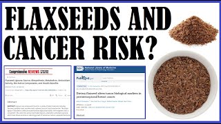 Flaxseeds And Cancer Risk [upl. by Nevanod739]