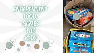 Independent Logic Games for kids  Great Holiday Gifts [upl. by Nuzzi]