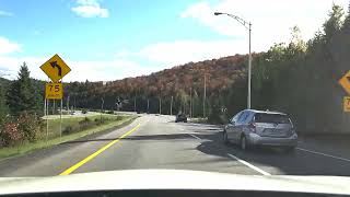 Car Ride To Mont Blanc Near MontTremblant 😃 [upl. by Anoirb]