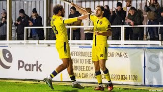 20240227  Farnborough vs Chelmsford City  Highlights [upl. by Enitsirc]