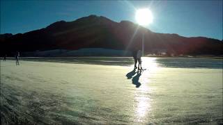 Erster Tag Eislaufen Weissensee 201819 [upl. by Hortensia487]