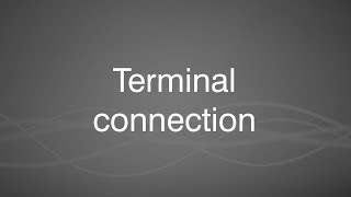 DERYtelecom  Terminal connection [upl. by Adnorahs]