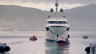 Launch Sanlorenzo 52Steel Lena Lady  Lengers Yachts [upl. by Nayrb514]