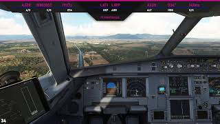 Wizzair OPS  Tirana LATI to Pisa LIRP  Fenix320 V2 [upl. by Ardolino]