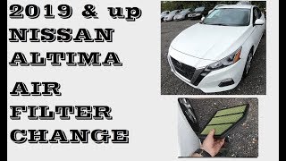 How to replace Air Filter in Nissan Altima 2019 amp up [upl. by Derby]