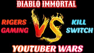 RIGERS GAMING VS KILLSWITCH WHO WILL BE THE WINNER  DIABLO IMMORTAL  CRUSADER  BATTLEGROUND [upl. by Anikahs984]