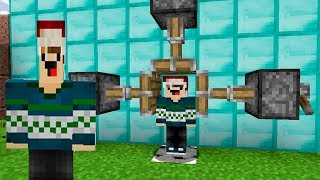 ESPREMI MEU AMIGO EM UMA MÁQUINA MINECRAFT [upl. by Ettennod]