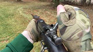 US 1896 Krag Cavalry Carbine POV firing [upl. by Farman]