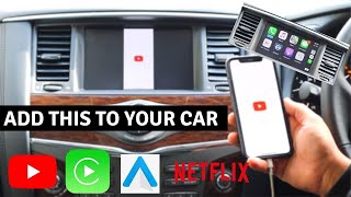 How To ACTUALLY Add CarPlayAndroid Auto To Any Car With NETFLIX and YOUTUBE [upl. by Dugaid]