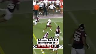 Reverse Play 🔥 Rahkeem Smith 40Yard Rushing TD vs Texas AampM [upl. by Anaitsirhc]